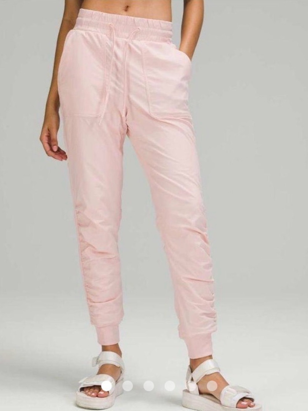 Lululemon Dance Studio Light Pink Drawstring Jogger Pants- Size 0